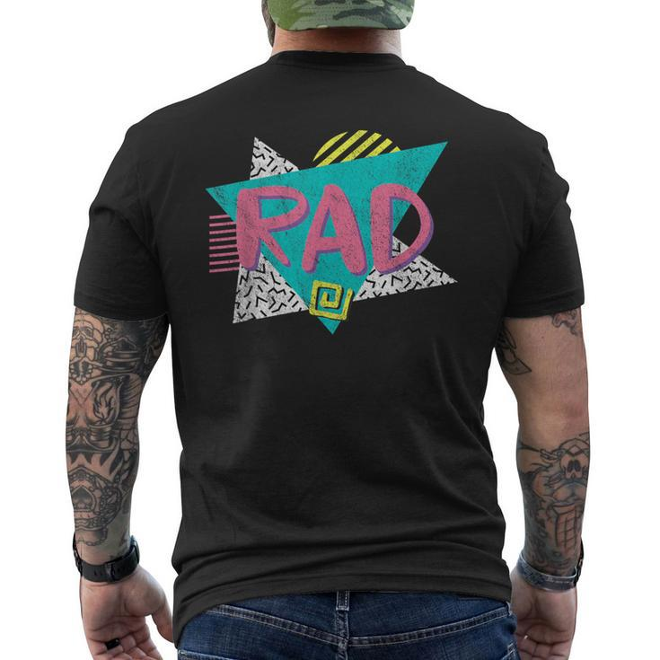 Rad Retro Vintage 80'S 90'S Men's T-shirt Back Print