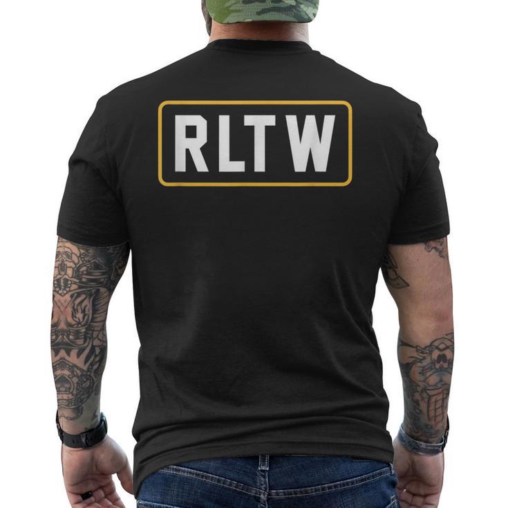 Rangers Lead The Way Rltw Military Us Army Men's T-shirt Back Print