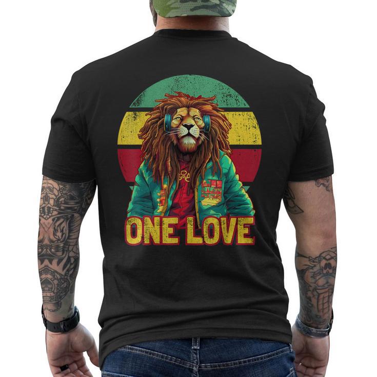 T-shirt Rétro One Love Jamaica Reggae - Couleur Rasta, Fierté Caribéenne, Unisexe Homme Femme