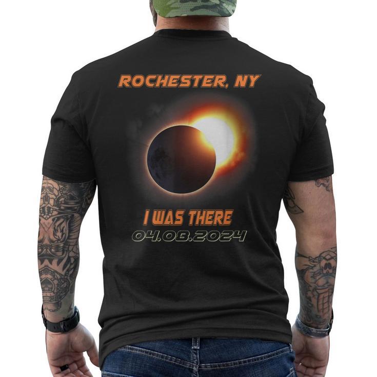 I Was There Total Solar Eclipse Rochester New York Ny Men's T-shirt Back Print