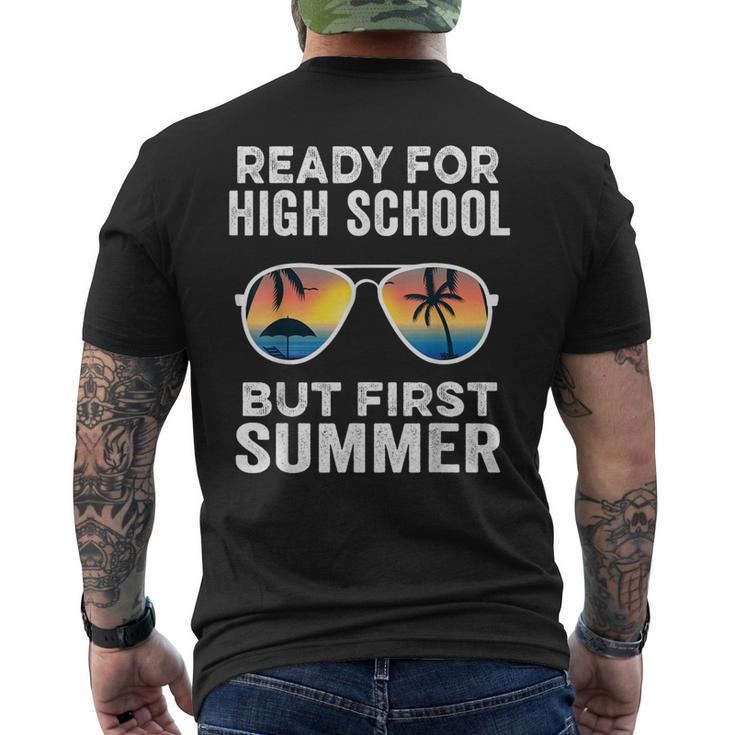 Ready For High School But First Summer Freshman Men's T-shirt Back Print