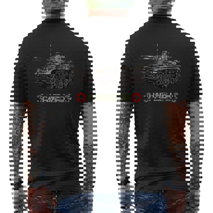 Regalo De La Segunda Guerra Mundial German Tank Panzer 3 Ww2 Camiseta Hombre Estampado Espalda