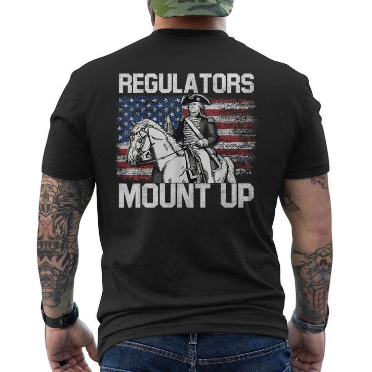 Regulators Mount Up 4Th Of July Independent Day Men's T-shirt Back Print