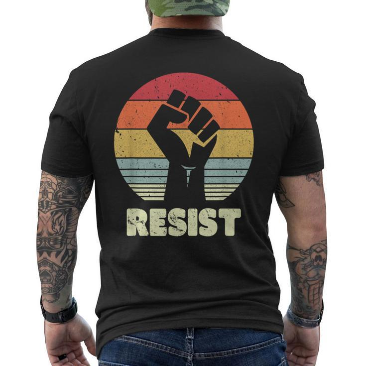 Resist Feminist T Retro Vintage 70'S Feminism Men's T-shirt Back Print