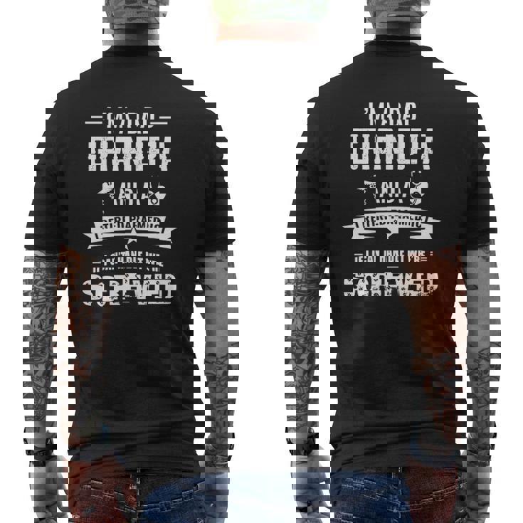 Retired Paramedic Dad And Grandpa Mens Back Print T-shirt