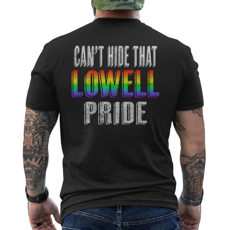 Retro 70'S 80'S Style Can't Hide That Lowell Gay Pride Men's T-shirt Back Print