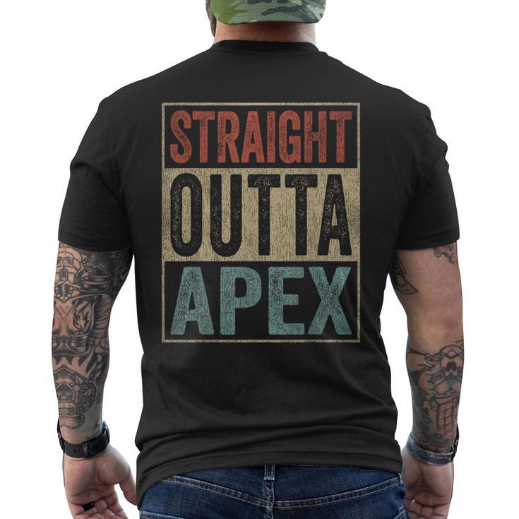 Retro Apex Clothing Straight Outta Apex Men's T-shirt Back Print