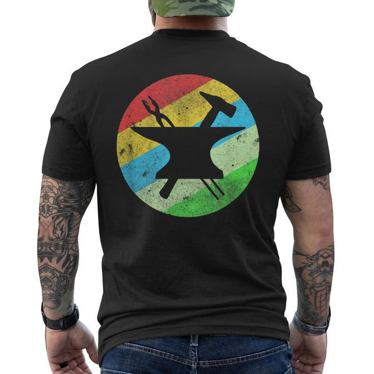 Retro Blacksmith Tools Smith Idea Men's T-shirt Back Print