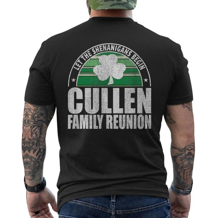 Retro Cullen Family Reunion Irish Men's T-shirt Back Print