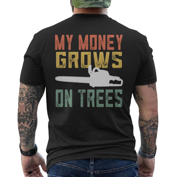 Retro Logger For Men Vintage Arborist Men's T-shirt Back Print