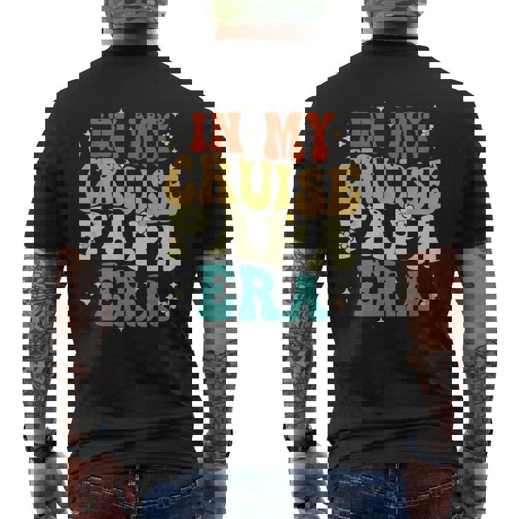 Retro Groovy In My Cruise Papa Era Cruise Father's Day Men's T-shirt Back Print
