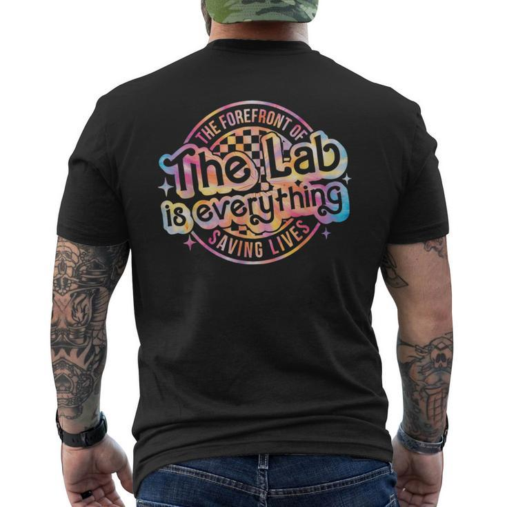Retro The Lab Is Everything Lab Week 2024 Tie Dye Men's T-shirt Back Print