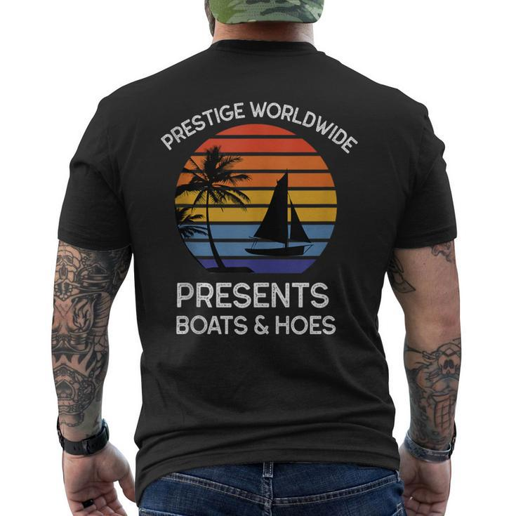 Retro Style Lover Prestige Worldwide Boats And Hoes Men's T-shirt Back Print