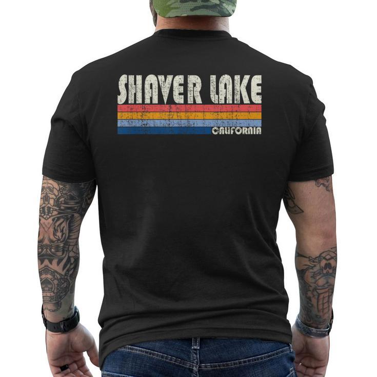 Retro Vintage 70S 80S Style Shaver Lake Ca Men's T-shirt Back Print