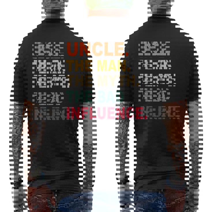 Uncle The Man The Myth The Bad Influence Retro Vintage Shirt Uncle The Man The Myth The Bad Influence Retro Vintage Shirt