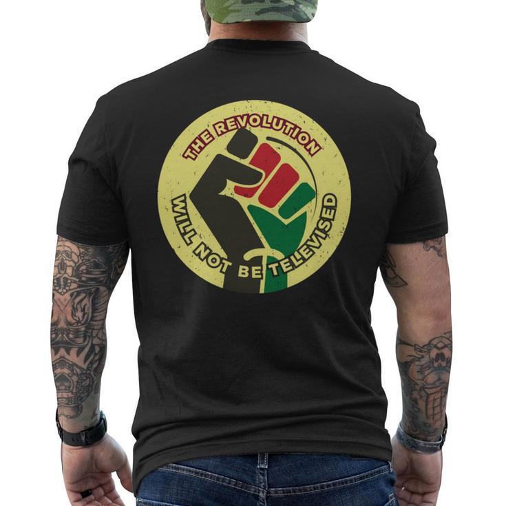 The Revolution Will Not Be Televised Vintage Change Novelty Men's T-shirt Back Print