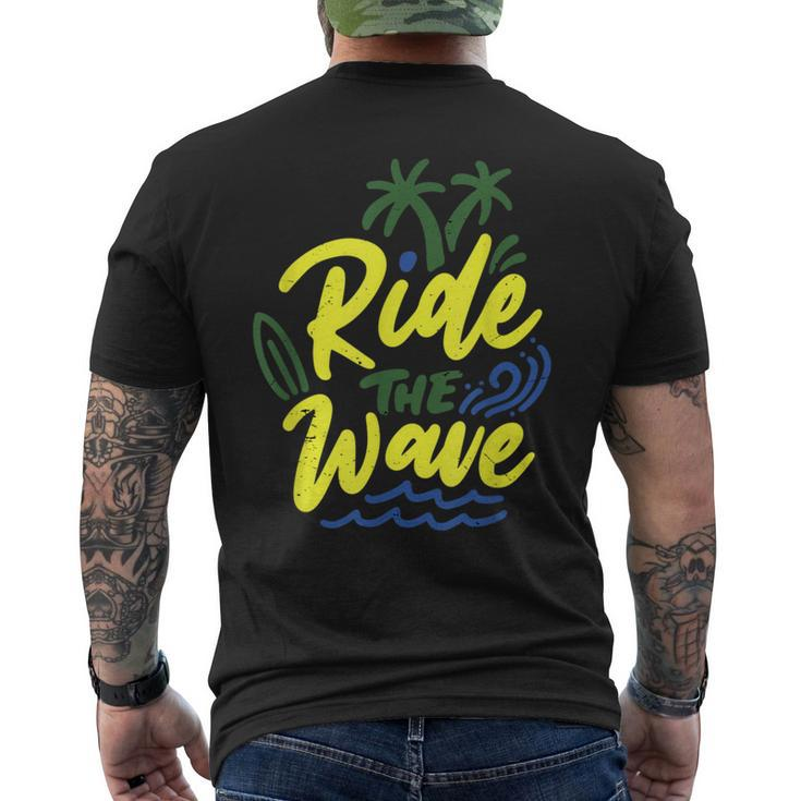 Ride The Wave Men's T-shirt Back Print