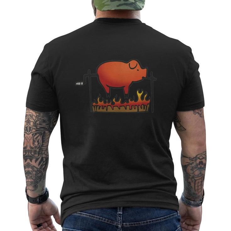 Roast Pig Mens Back Print T-shirt