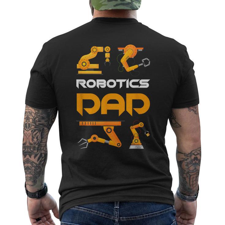 Robotik Papa T-Shirt mit Rückendruck