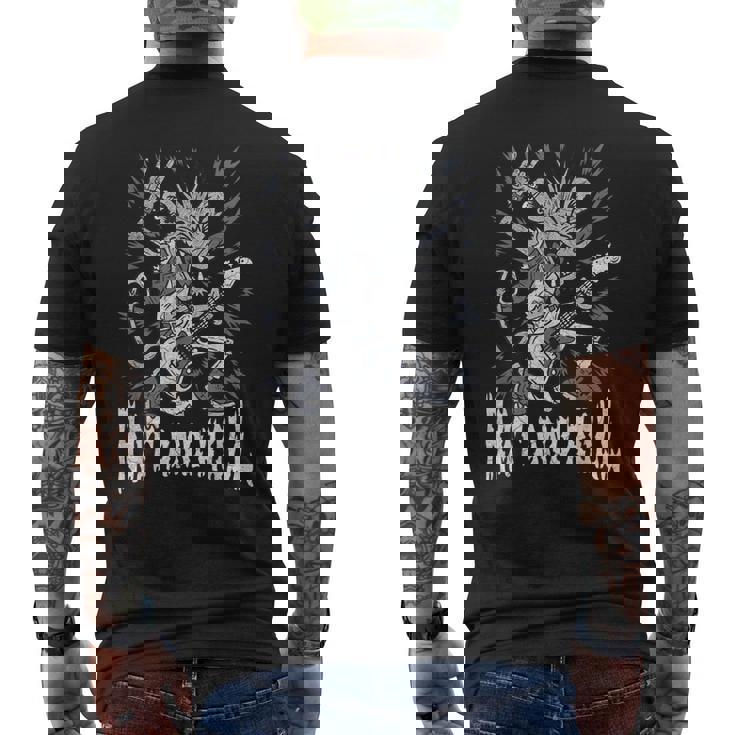 Rock And Roll Rat And Roll Rata De La Música Rockintage Camiseta Hombre Estampado Espalda