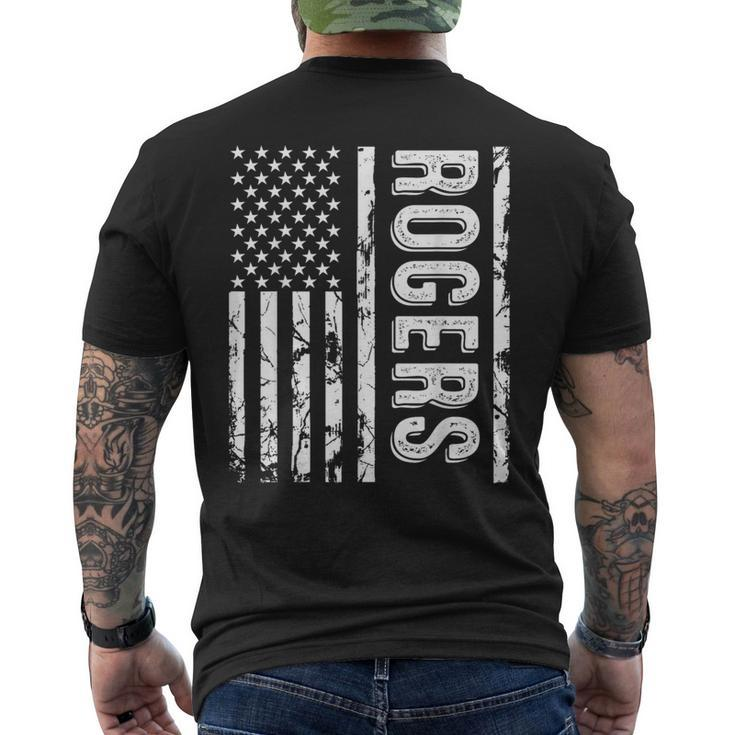 Rogers Last Name Surname Team Rogers Family Reunion Men's T-shirt Back Print