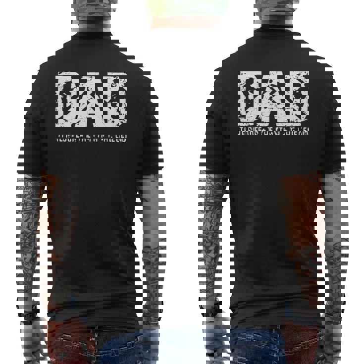 The Roofer The Myth The Legend Men's T-shirt Back Print