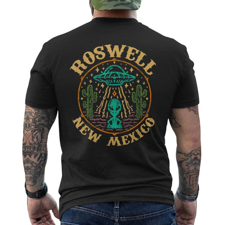 Roswell Nm 1947 Roswell Aviation New Mexico 51 Mens Back Print T-shirt