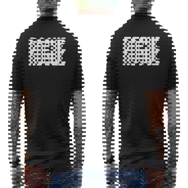 Rpg Jeu De Rôle Class Rogue T-shirt imprimé au dos