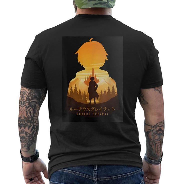 Rudeus Mushoku Tensei T-Shirt mit Rückendruck