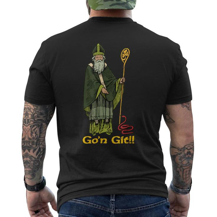 S Go'n Git St Patrick Men's T-shirt Back Print