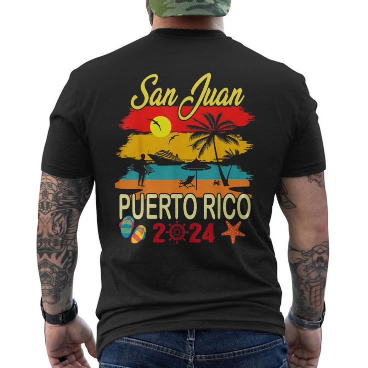 San Juan Puerto Rico 2024 Family Vacation Souvenir Men's T-shirt Back Print