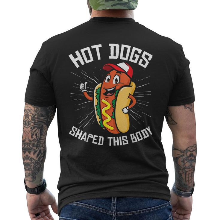Sausage Hot Dogs Hotdog Hot Dog Men's T-shirt Back Print