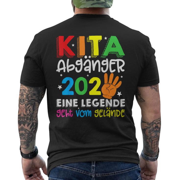 Schulkind Einschulung Schule Letzter Tag Kita Abgänger 2024 T-Shirt mit Rückendruck