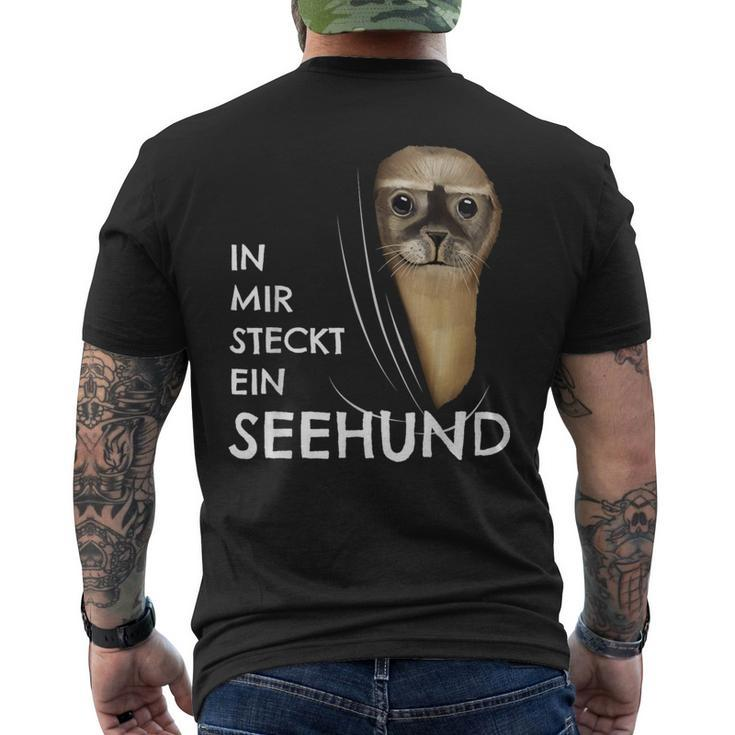 Seahund Costume Children's Clothing In Mir Steckt Ein Seahund T-Shirt mit Rückendruck