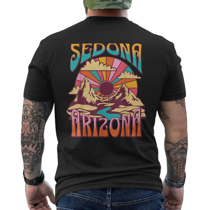 Sedona Arizona Nature Hiking Mountains Outdoors Men's T-shirt Back Print