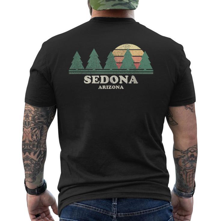 Sedona Az Vintage Throwback Retro 70S Men's T-shirt Back Print