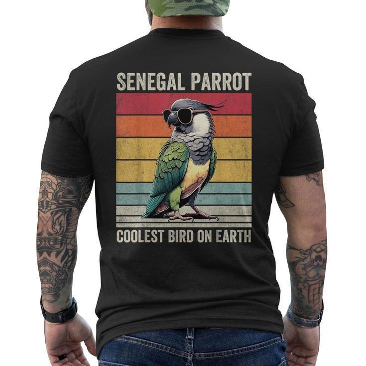 Senegal Parrot Coolest Bird On Earth Senegal Parrot Men's T-shirt Back Print