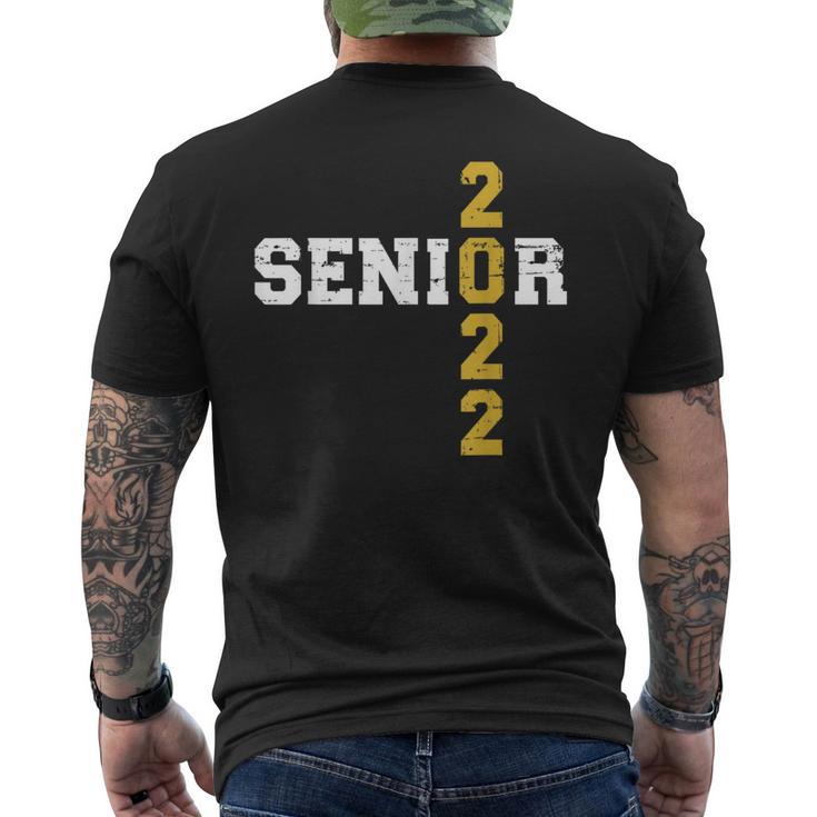 Senior 2022 Graduation Class Men's T-shirt Back Print