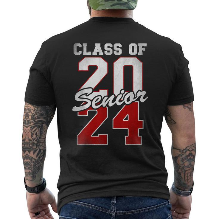 Senior 2024 Class Of 2024 Senior 24 Graduation 2024 Men's T-shirt Back Print
