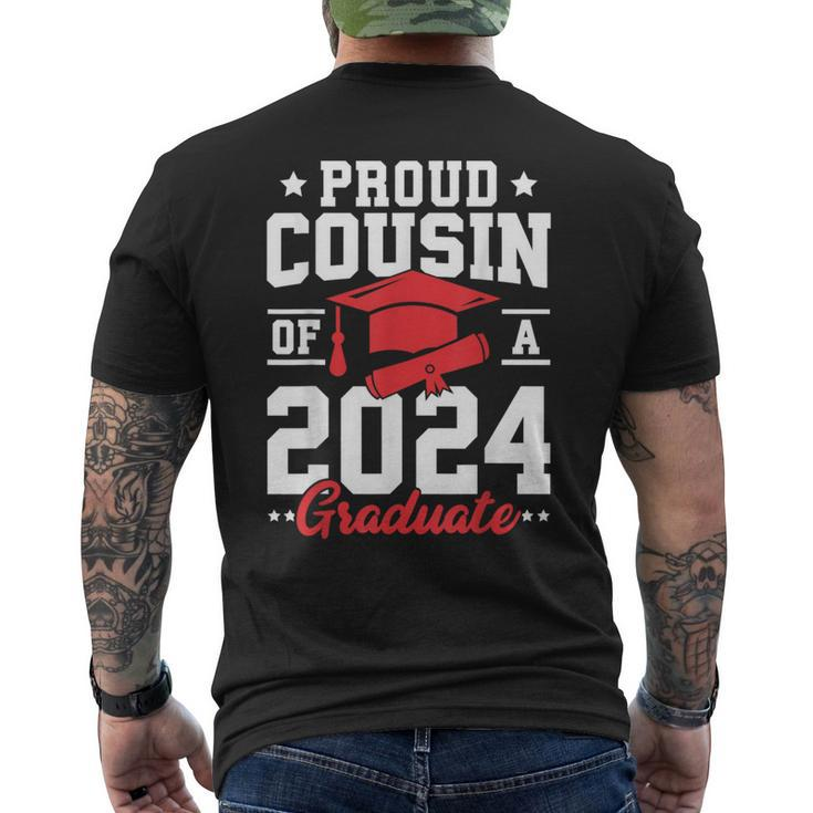 Senior 2024 Class Of 2024 Proud Cousin Of A 2024 Graduate Men's T-shirt Back Print