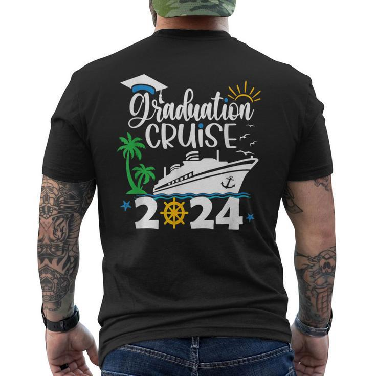 Senior Graduation Trip Cruise 2024 Aw Ship Party Cruise Men's T-shirt Back Print