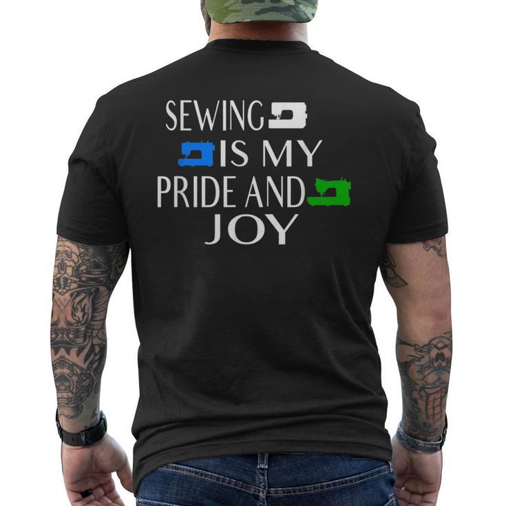 Sewing Is My Pride And Joy Men's T-shirt Back Print