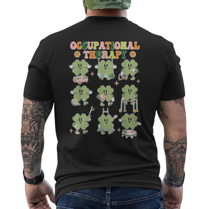 Shamrock Occupational Therapy St Patrick's Day Ot Ota Cota Men's T-shirt Back Print