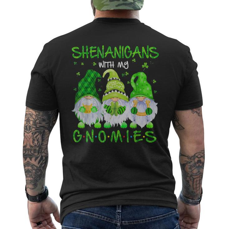Shenanigans With My Gnomies St Patrick's Day Gnome Lover Men's T-shirt Back Print