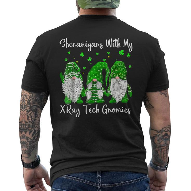 Shenanigans With My Gnomies St Patrick's Day Xray Tech Men's T-shirt Back Print
