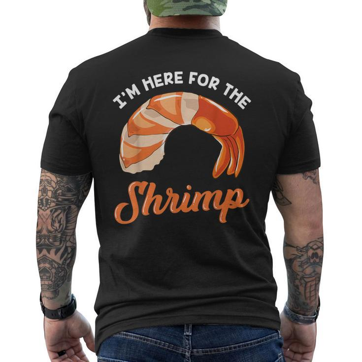 Shrimp Seafood Shellfish Men's T-shirt Back Print