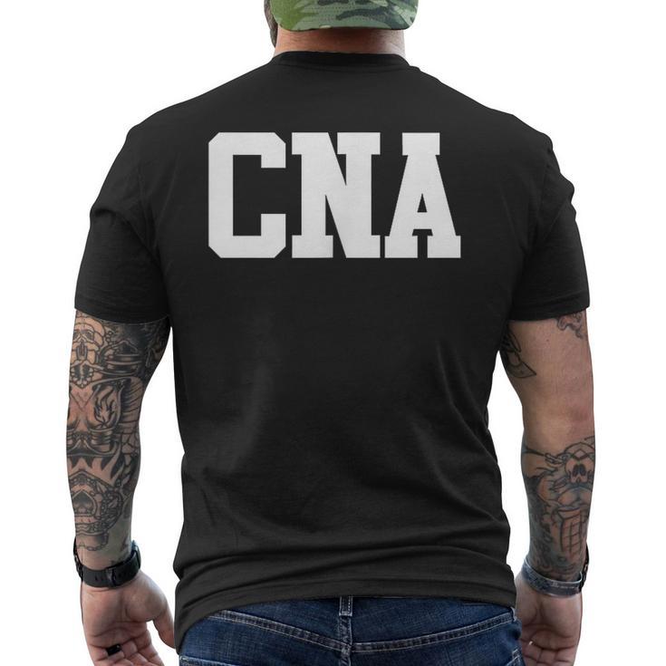 Simple Athlete Cna Certified Nursing Assistant Men's T-shirt Back Print