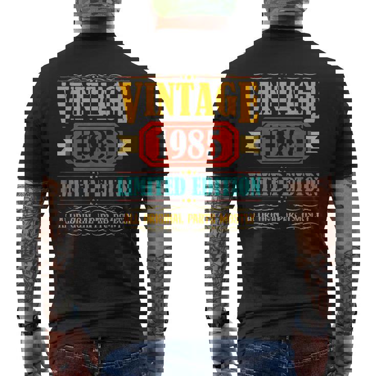 Sintage De 1985 Para Hombre Retro Divertidas Cumpleaños De 1985 Camiseta Hombre Estampado Espalda