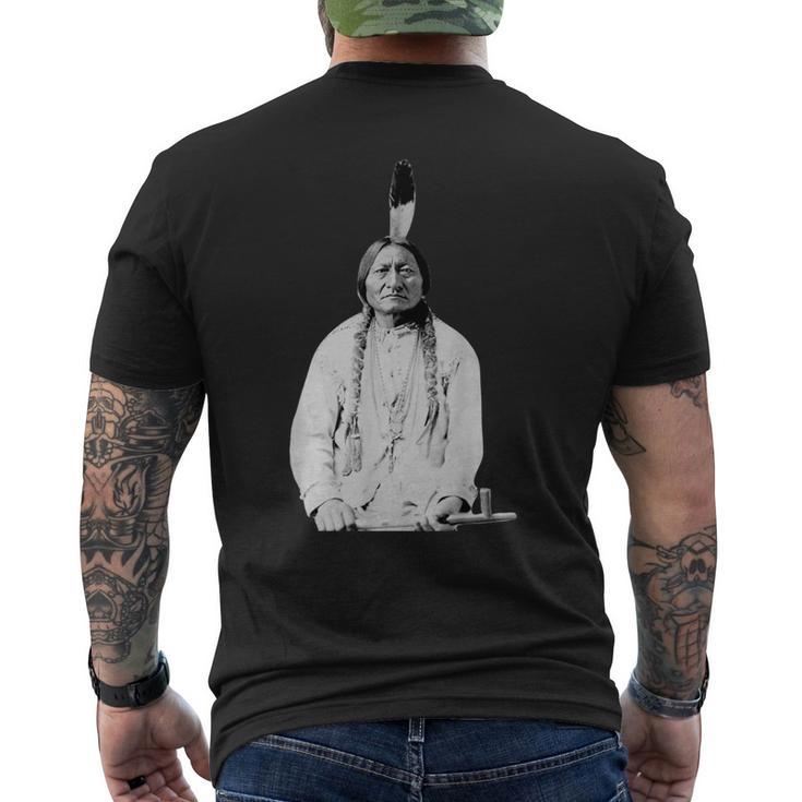 Sitting Bull Native American Indian Chief Lakota Sioux Men's T-shirt Back Print