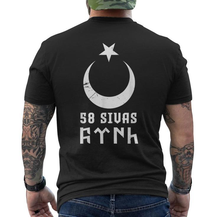 Sivas 58 Turkey For A Göktürken Fan T-Shirt mit Rückendruck